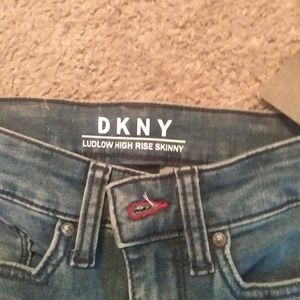 Dkny skinny low/high rise jeans